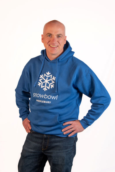 Adult Snowbowl Pull Over Hoodie in Royal