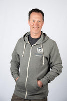 Adult Snowbowl Full Zip Hoodie in Grey