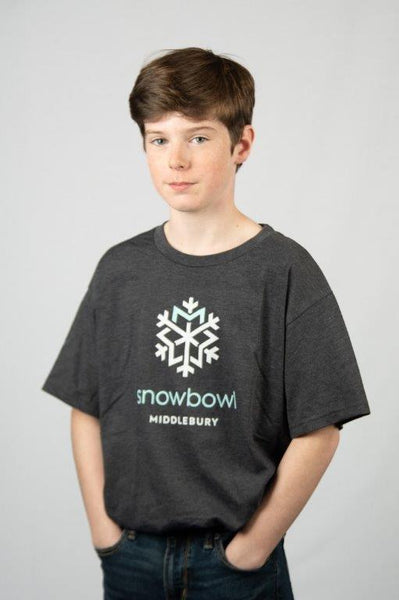 Youth Snowbowl T-Shirt in Charcoal Heather